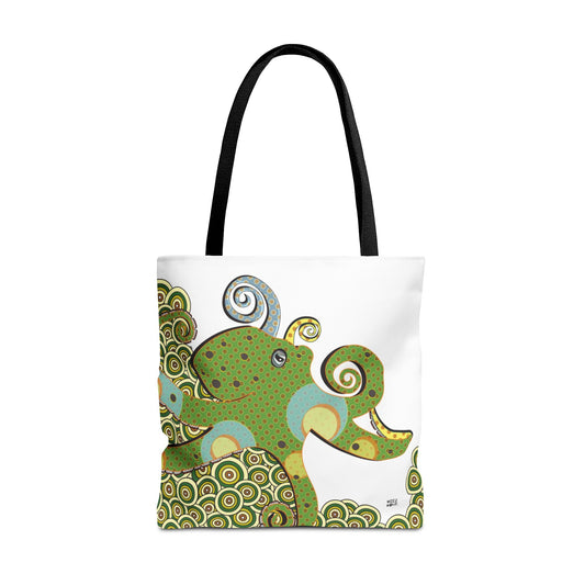 Octopus in Reef Green - Fashion Tote & Beach Bag