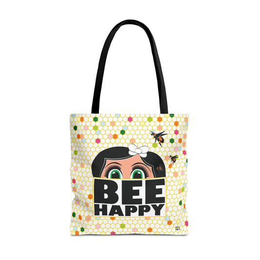 Lucy Bee Happy - Fashion Tote & Beach Bag