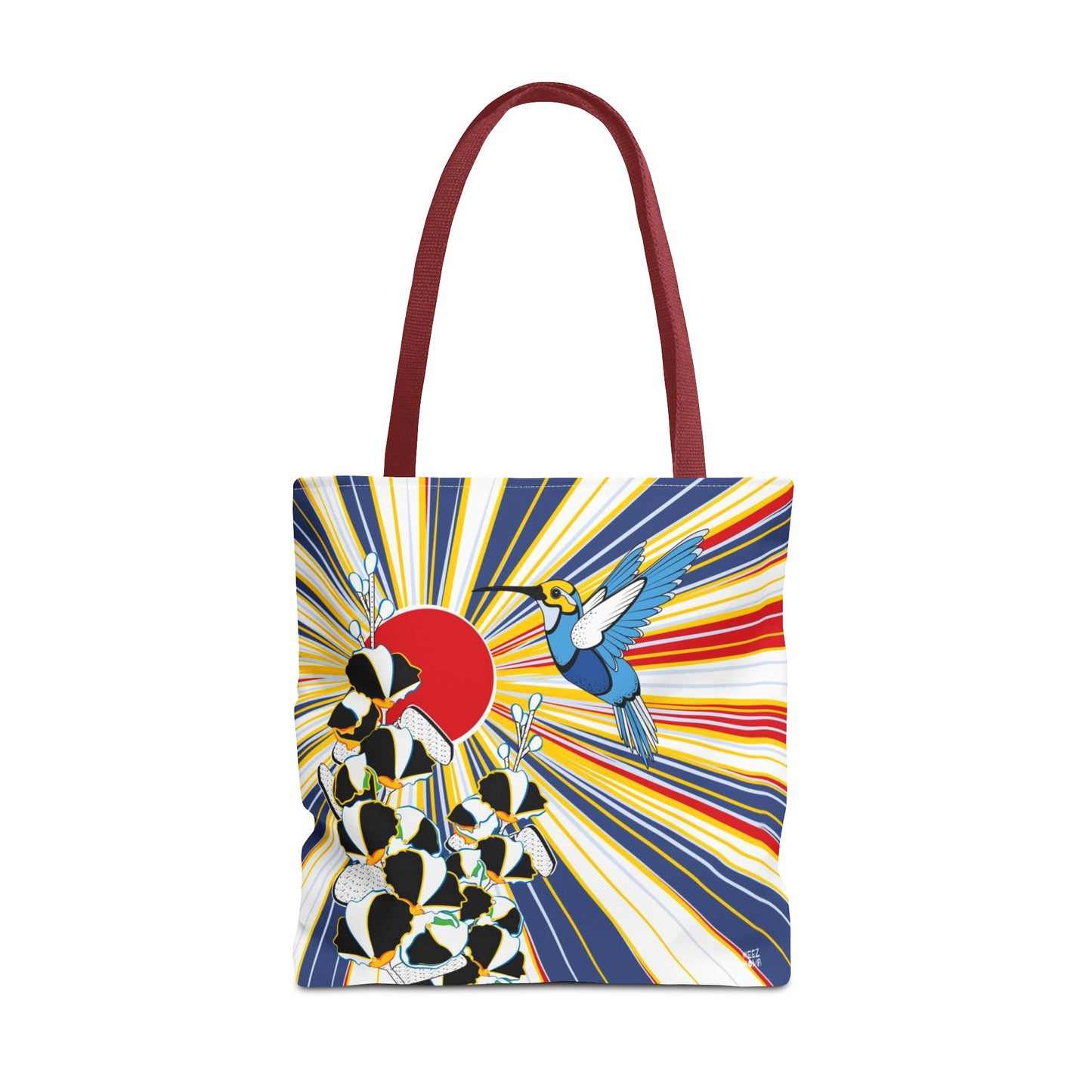 Hummingbird in Pop - Fashion Tote & Beach Bag