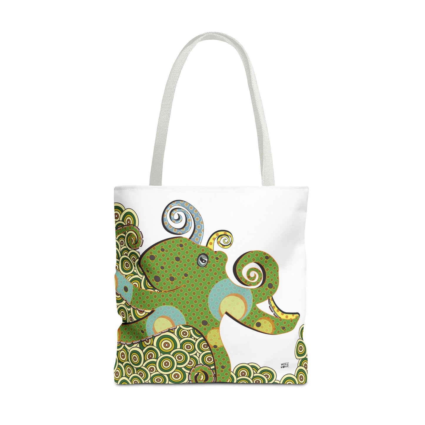 Octopus in Reef Green - Fashion Tote & Beach Bag