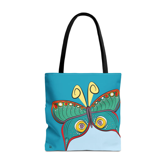 Butterfly in Blue - Fashion Tote & Beach Bag