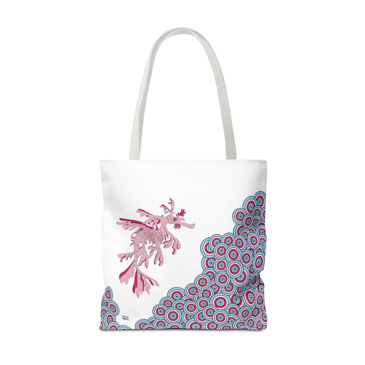 Seahorse in Pink - Fashion Tote & Beach Bag