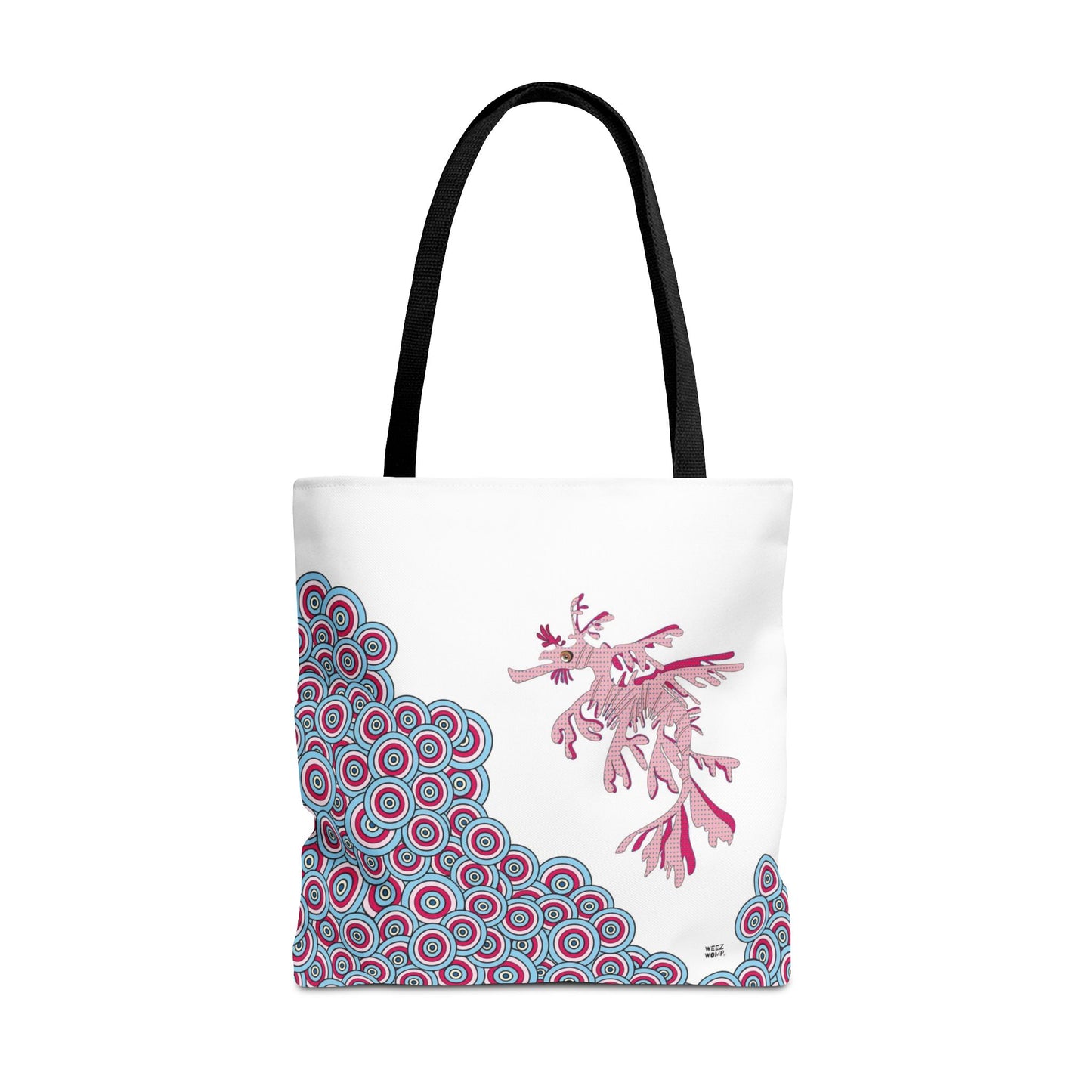 Seahorse in Pink - Fashion Tote & Beach Bag