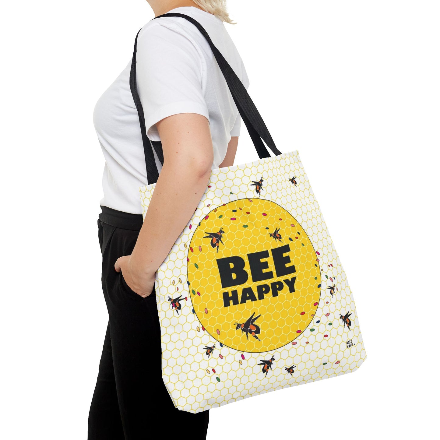 Bee Happy Busy Bee's - Fashion Tote & Beach Bag