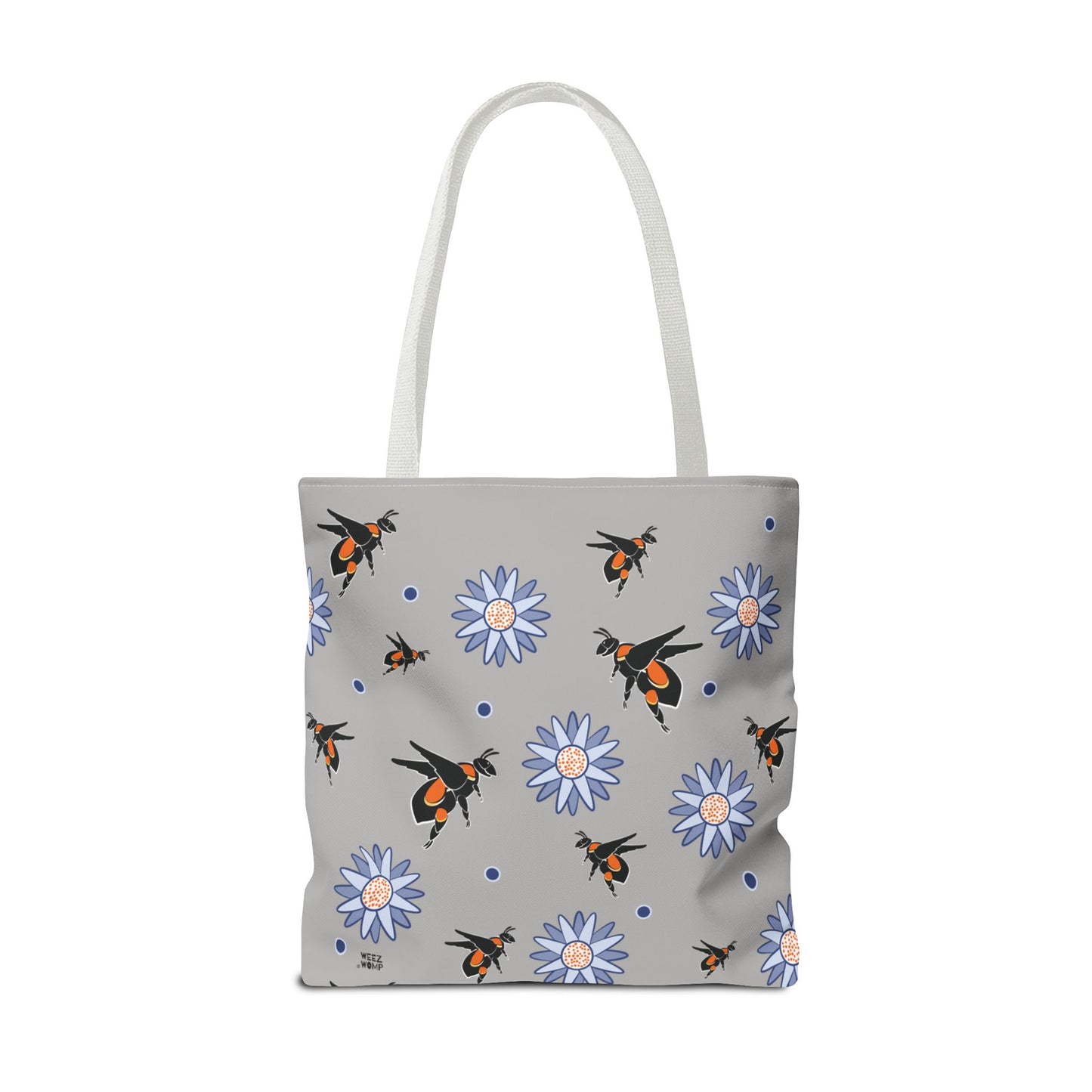 Grey Bumble Bee - Fashion Tote & Beach Beach