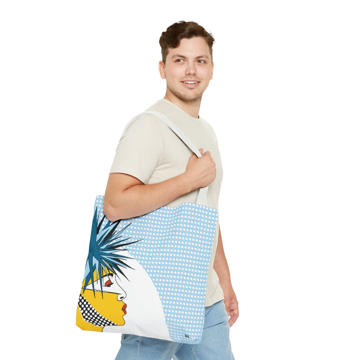 XO in Blue - Fashion Tote & Beach Bag