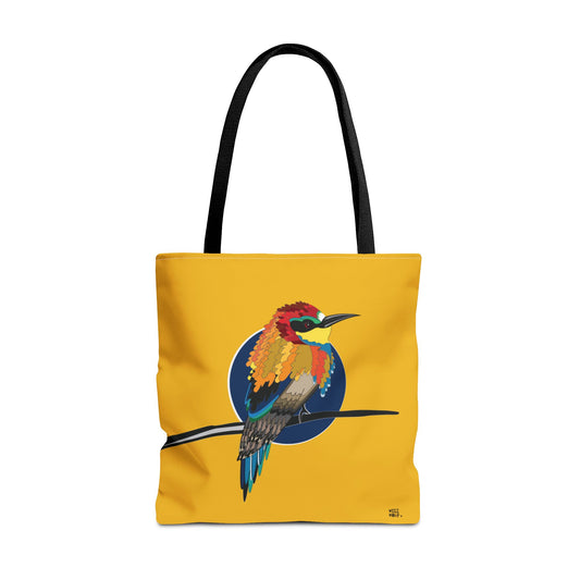 Little Bird in Yellow - Fashion Tote & Beach Bag