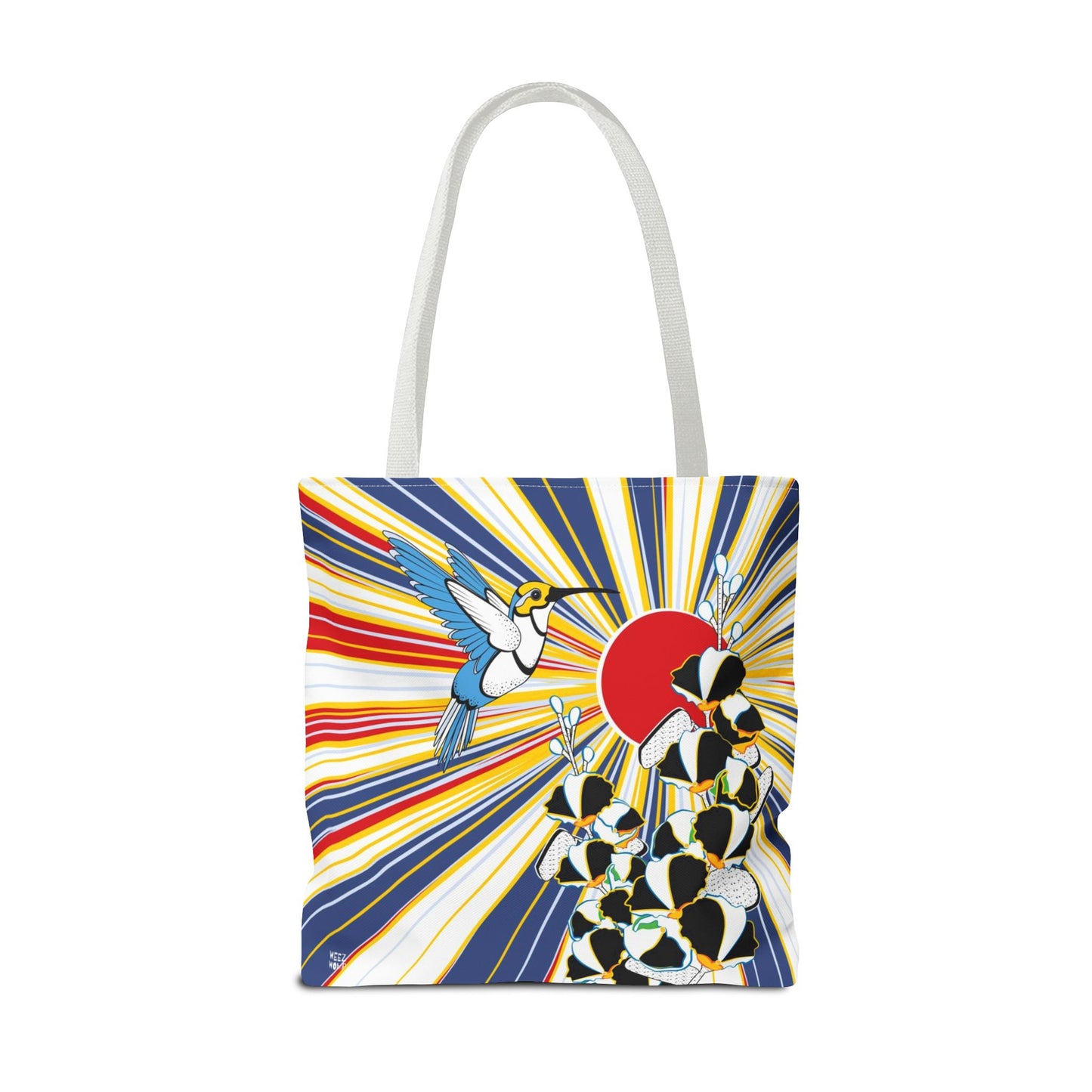 Hummingbird in Pop - Fashion Tote & Beach Bag