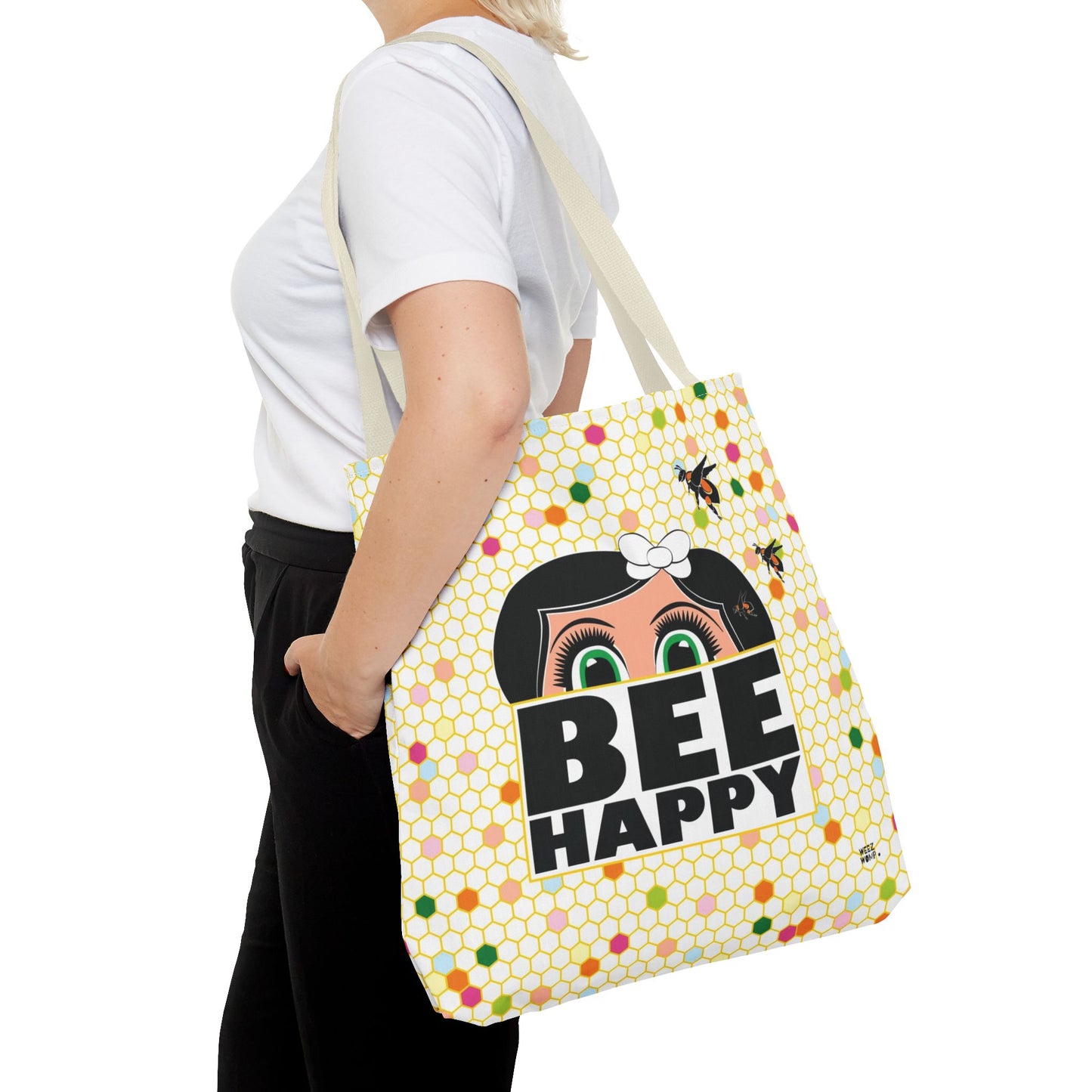 Lucy Bee Happy - Fashion Tote & Beach Bag