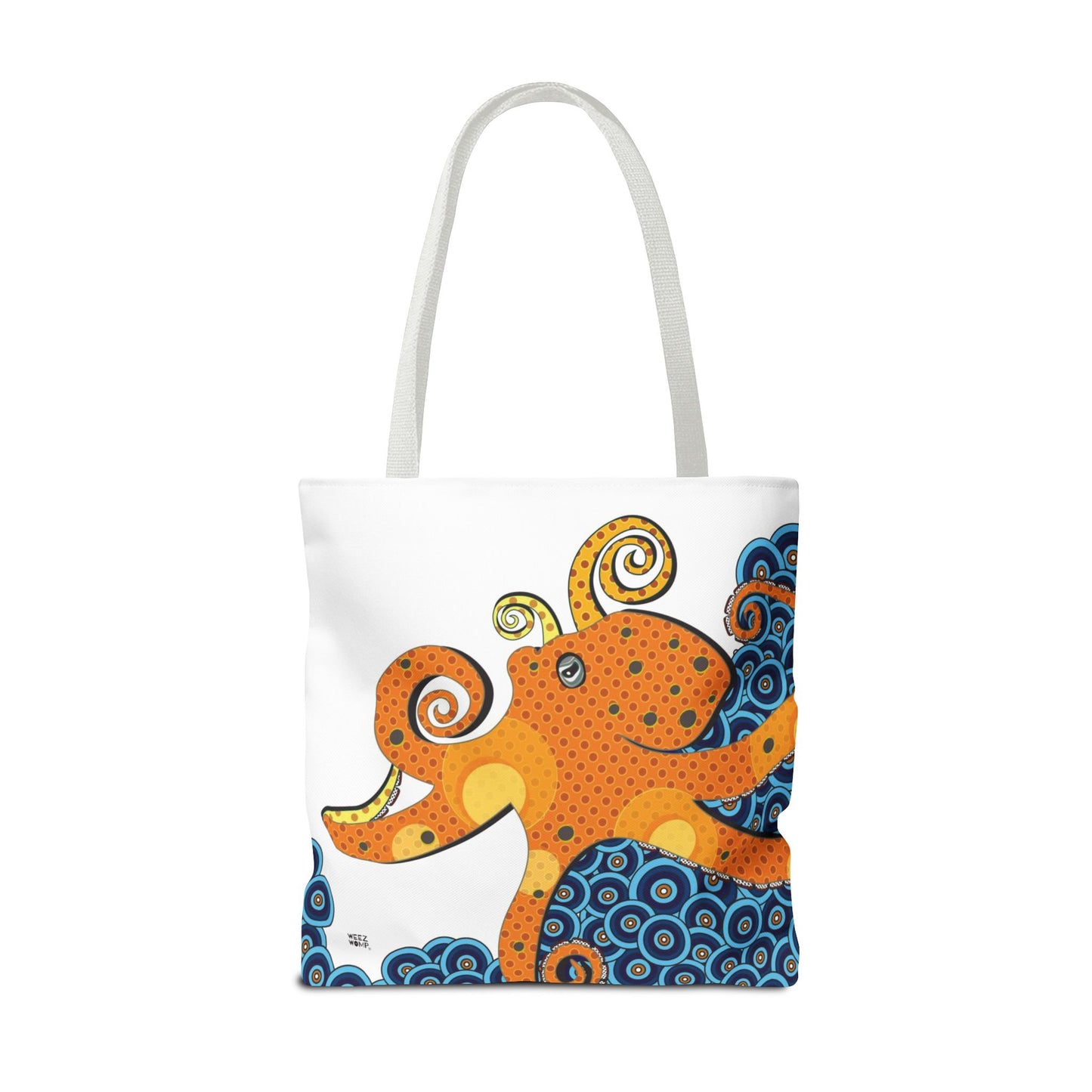 Octopus in Reef Blue - Fashion Tote & Beach Bag