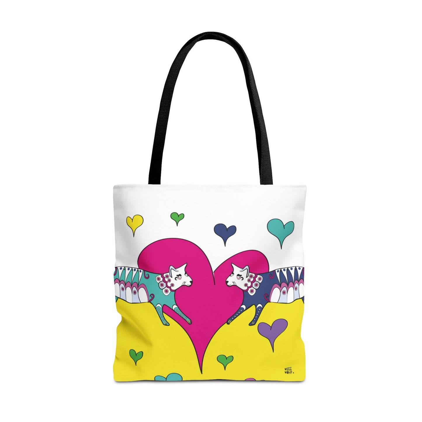 Cat Love in Pink - Fashion Tote & Beach Bag