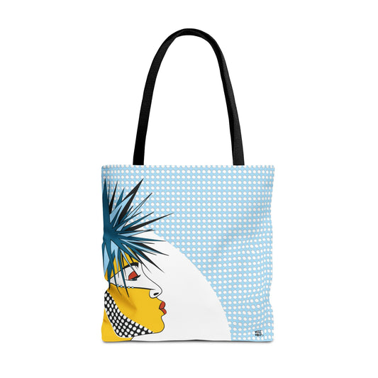 XO in Blue - Fashion Tote & Beach Bag