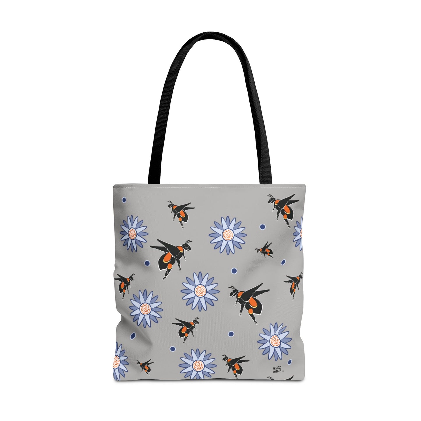 Grey Bumble Bee - Fashion Tote & Beach Beach