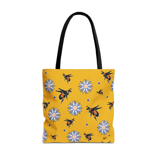 Yellow Bumble Bee - Fashion Tote & Beach Bag