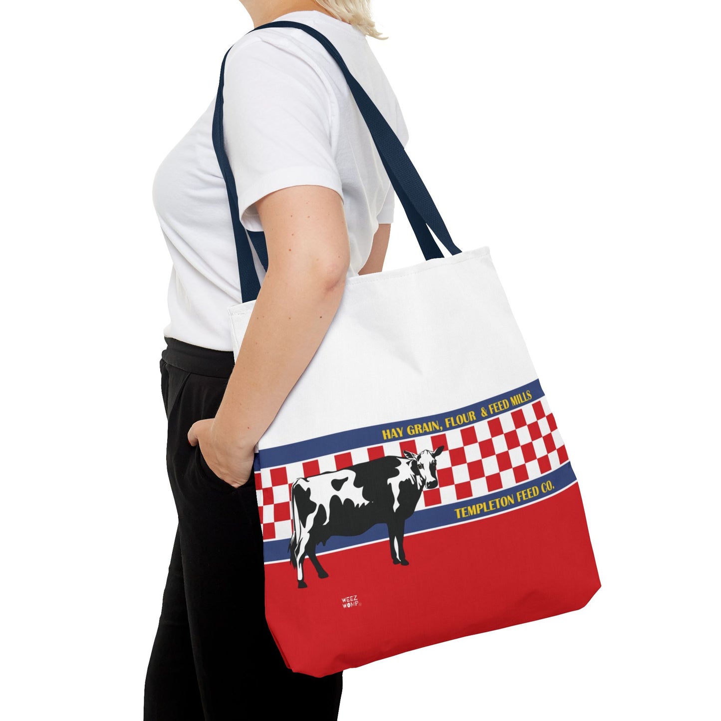 Dairy Queen in Red - Fashion Tote & Beach Bag