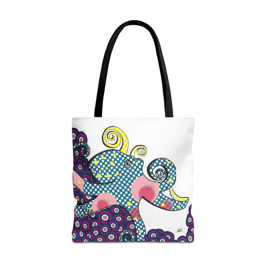 Octopus in Reef Pink - Fashion Tote & Beach Bag