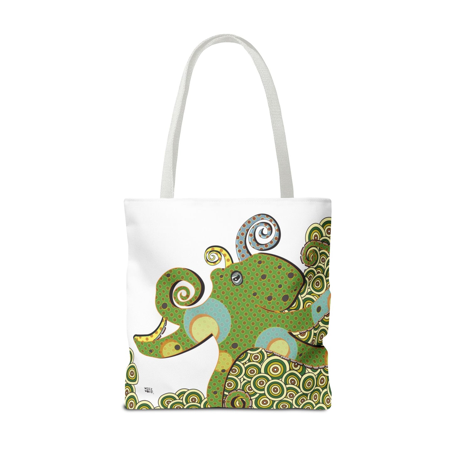 Octopus in Reef Green - Fashion Tote & Beach Bag