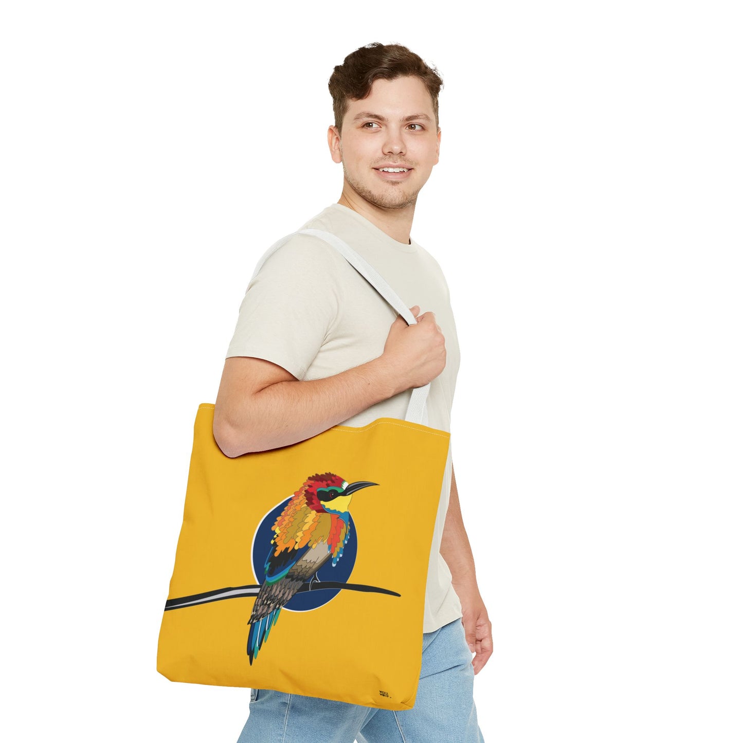 Little Bird in Yellow - Fashion Tote & Beach Bag