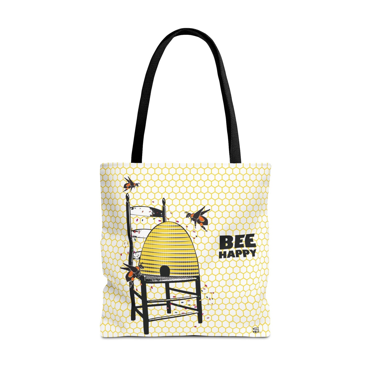 Bee Happy Bee Hive - Fashion Tote & Beach Bag