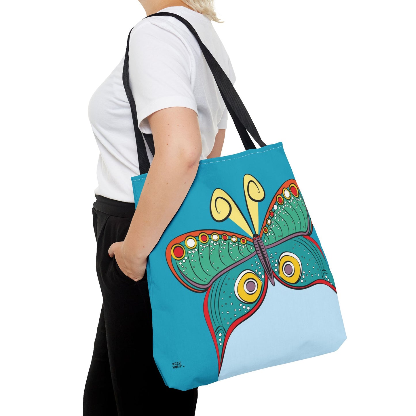 Butterfly in Blue - Fashion Tote & Beach Bag