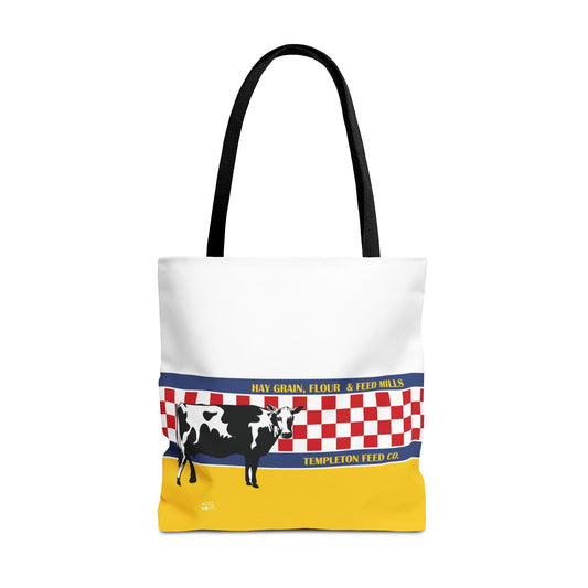 Dairy Queen in Yellow  - Fashion Tote & Beach Bag