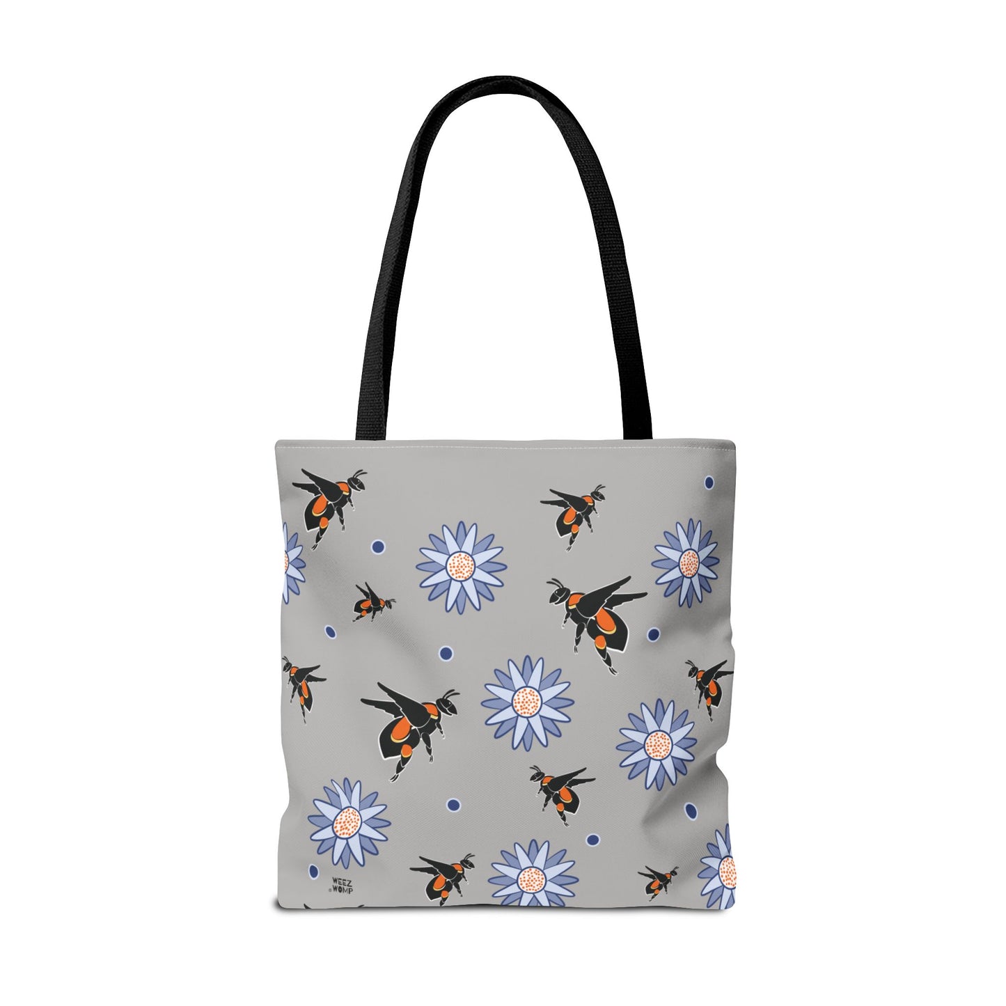 Grey Bumble Bee - Fashion Tote & Beach Beach