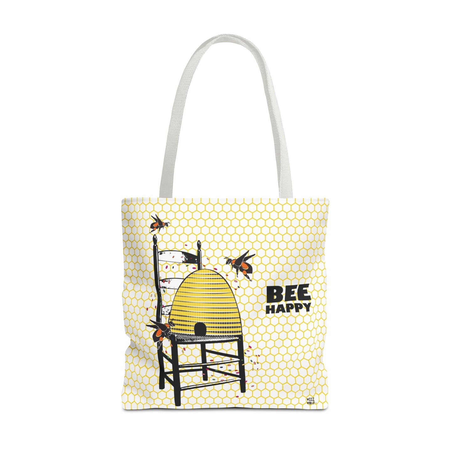 Bee Happy Bee Hive - Fashion Tote & Beach Bag