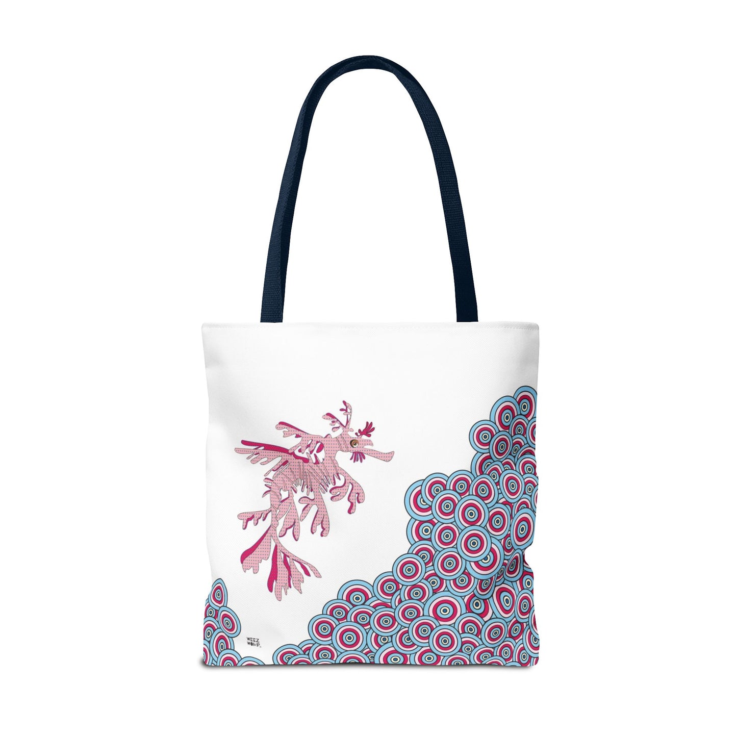 Seahorse in Pink - Fashion Tote & Beach Bag