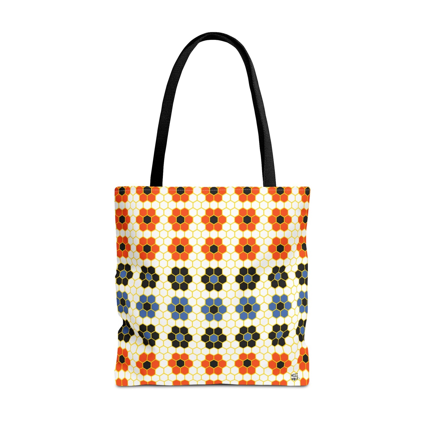 Orange Honeycomb Fashion Tote & Beach Bag