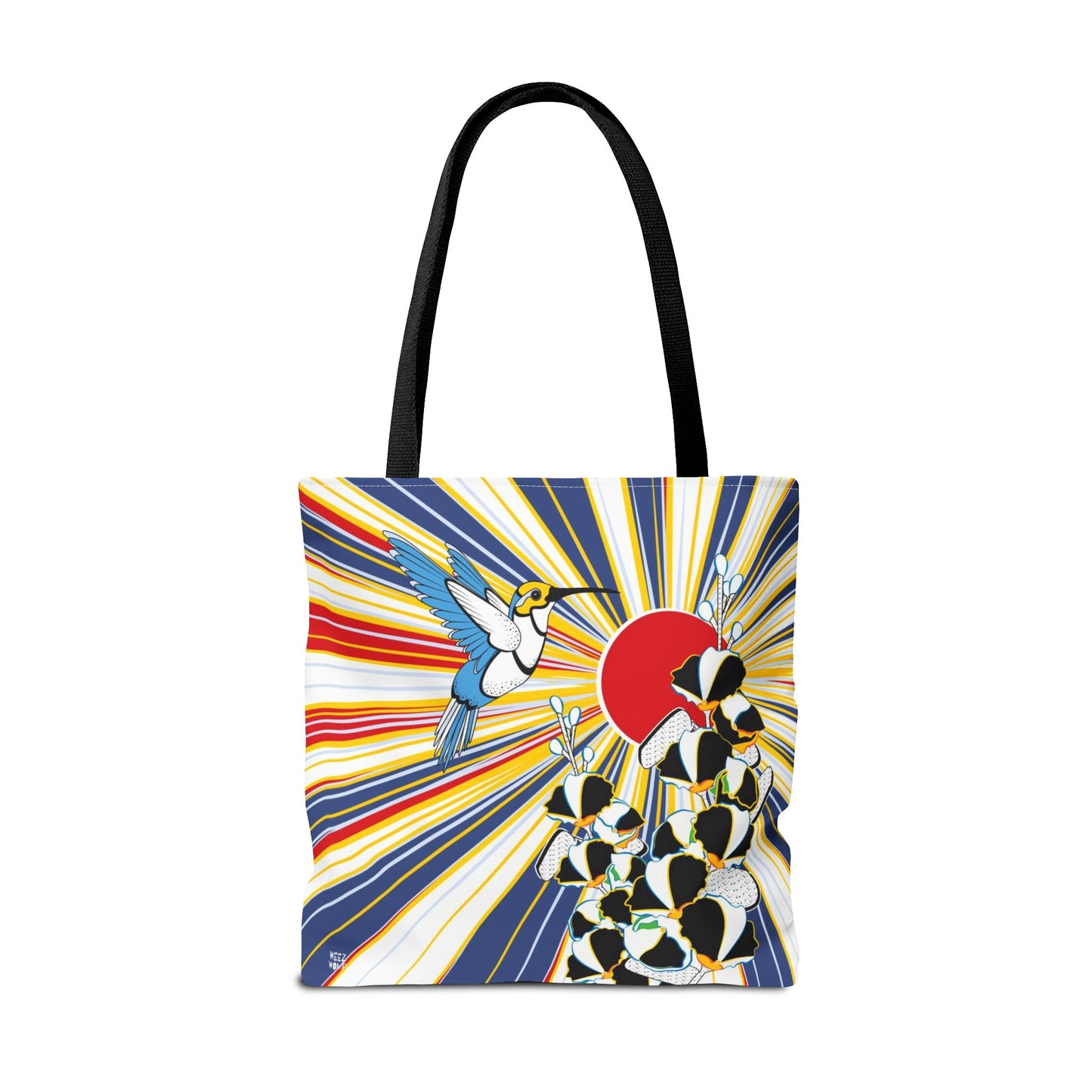 Hummingbird in Pop - Fashion Tote & Beach Bag