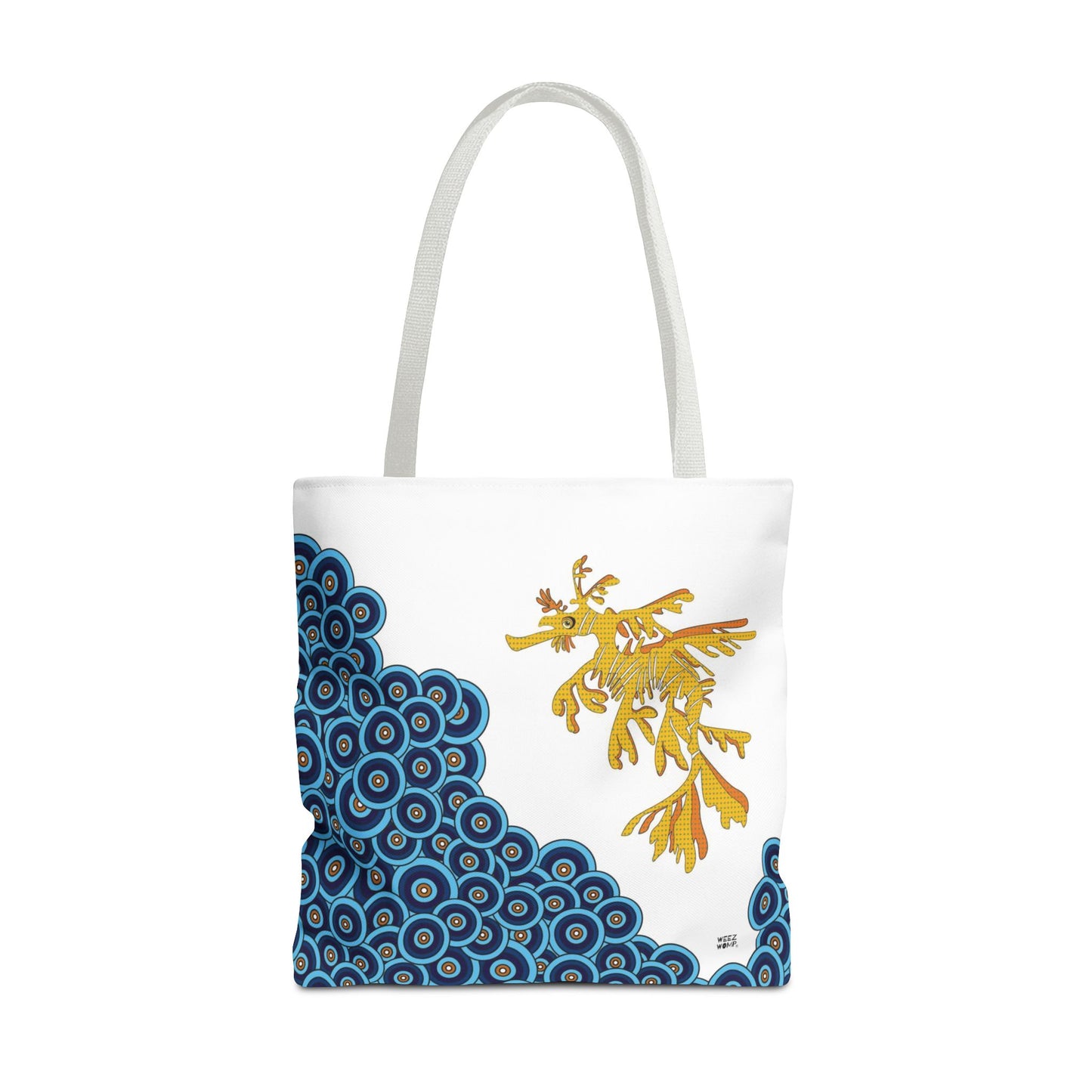 Seahorse in Blue - Fashion Tote & Beach Bag