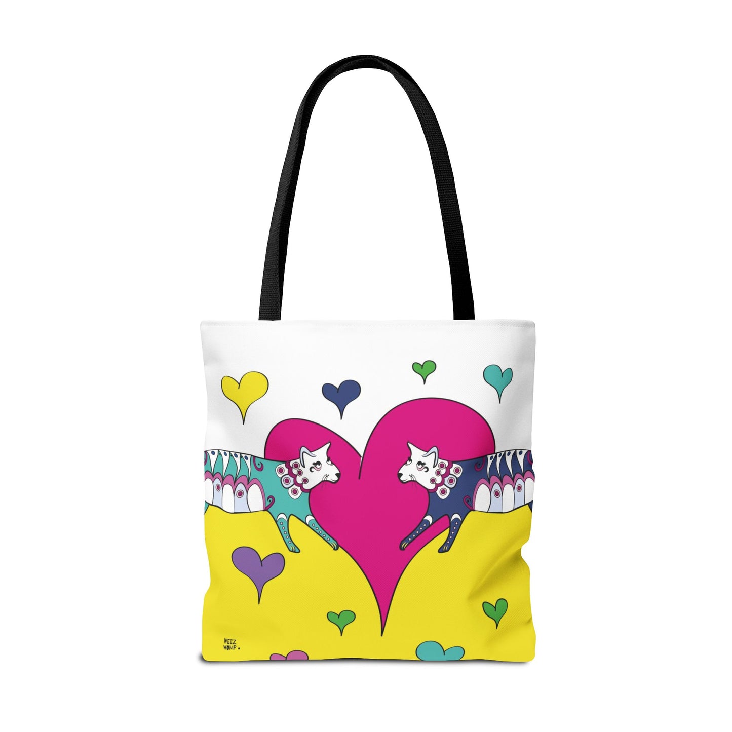 Cat Love in Pink - Fashion Tote & Beach Bag