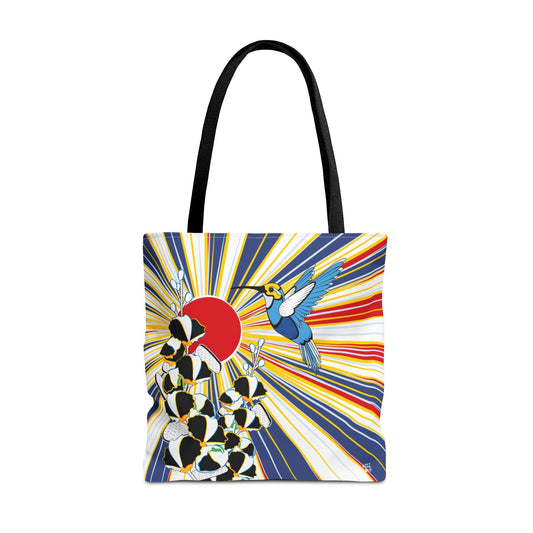 Hummingbird in Pop - Fashion Tote & Beach Bag