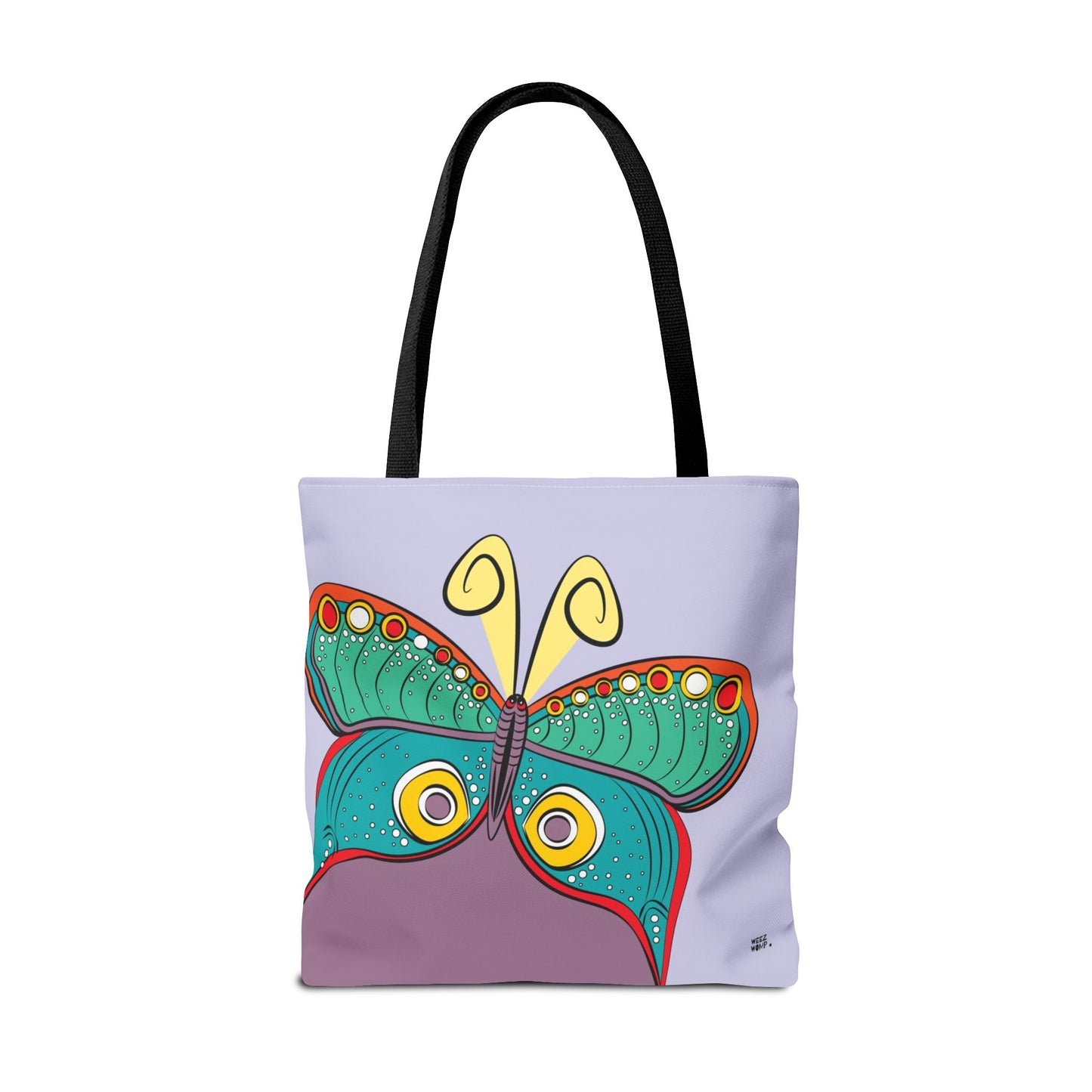 Butterfly in Purple - Fashion Tote & Beach Bag