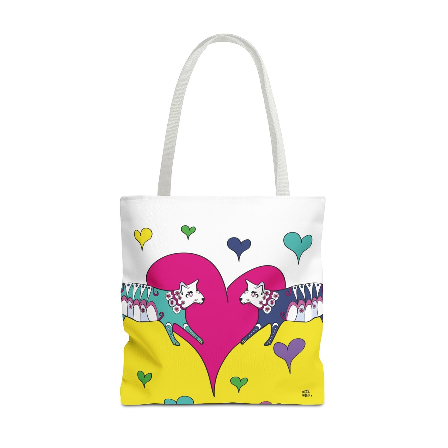 Cat Love in Pink - Fashion Tote & Beach Bag