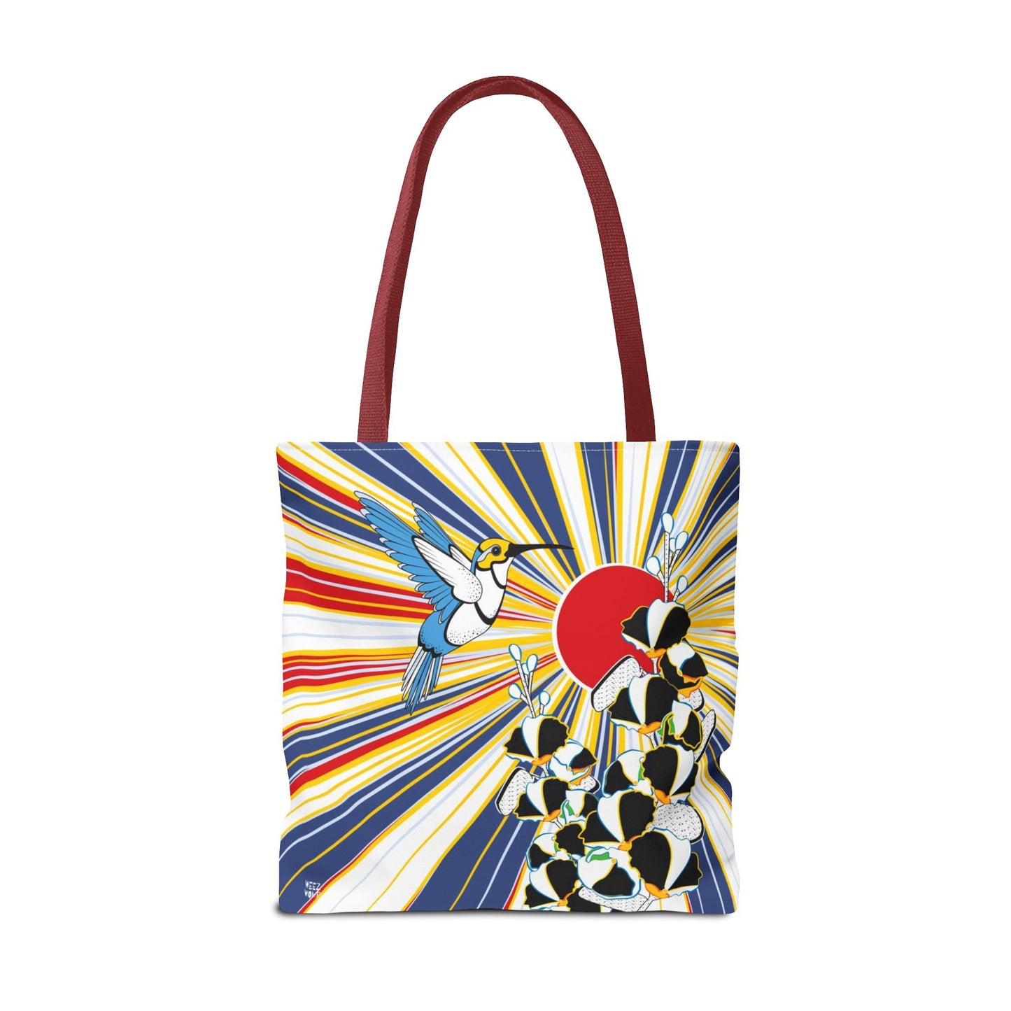 Hummingbird in Pop - Fashion Tote & Beach Bag