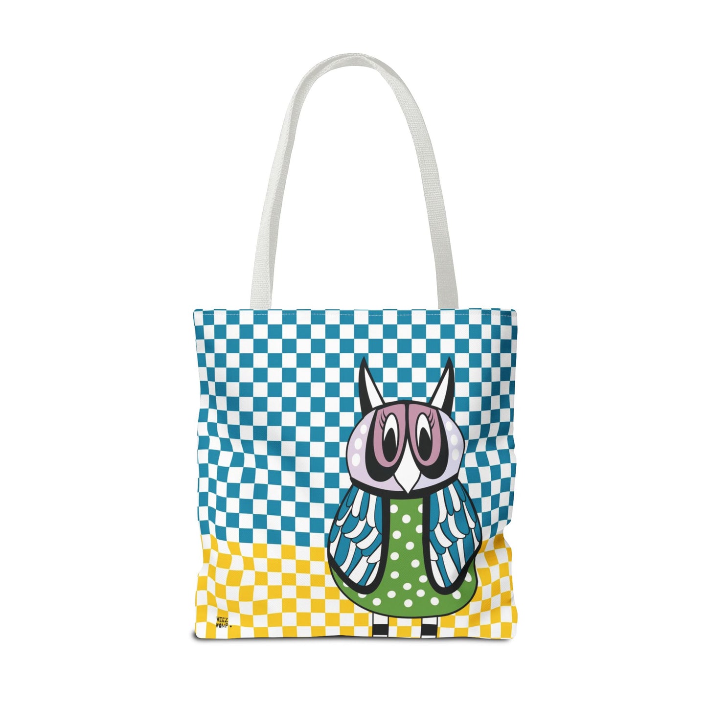 Owl in Green - Fashion Tote & Beach Bag