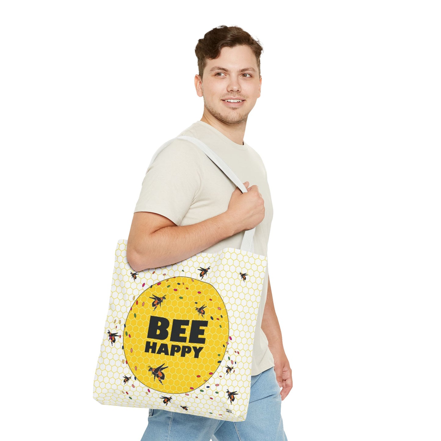 Bee Happy Busy Bee's - Fashion Tote & Beach Bag