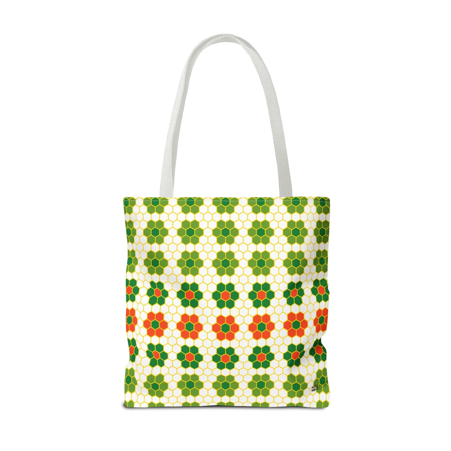 Green Honeycomb - Fashion Tote & Beach Bag