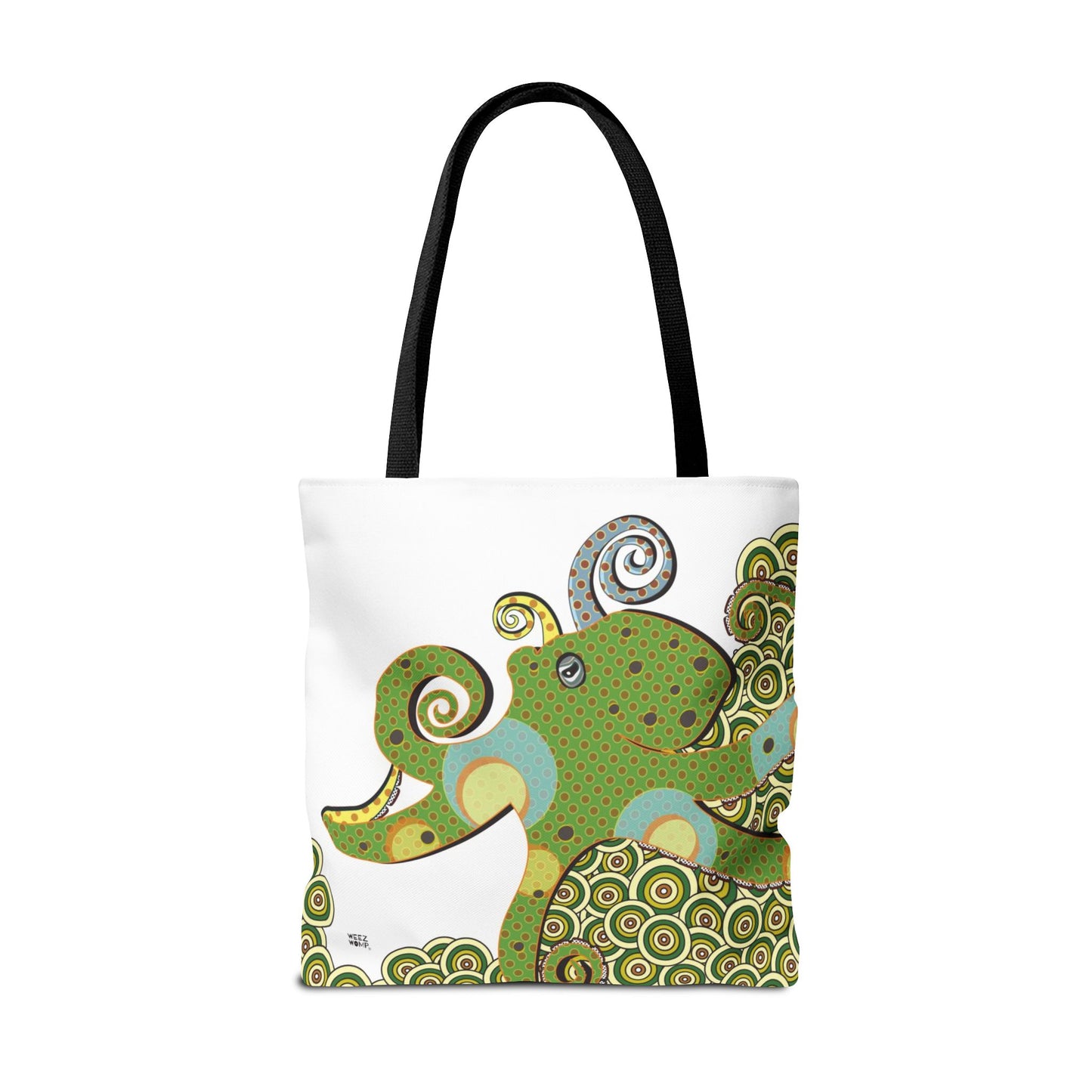 Octopus in Reef Green - Fashion Tote & Beach Bag