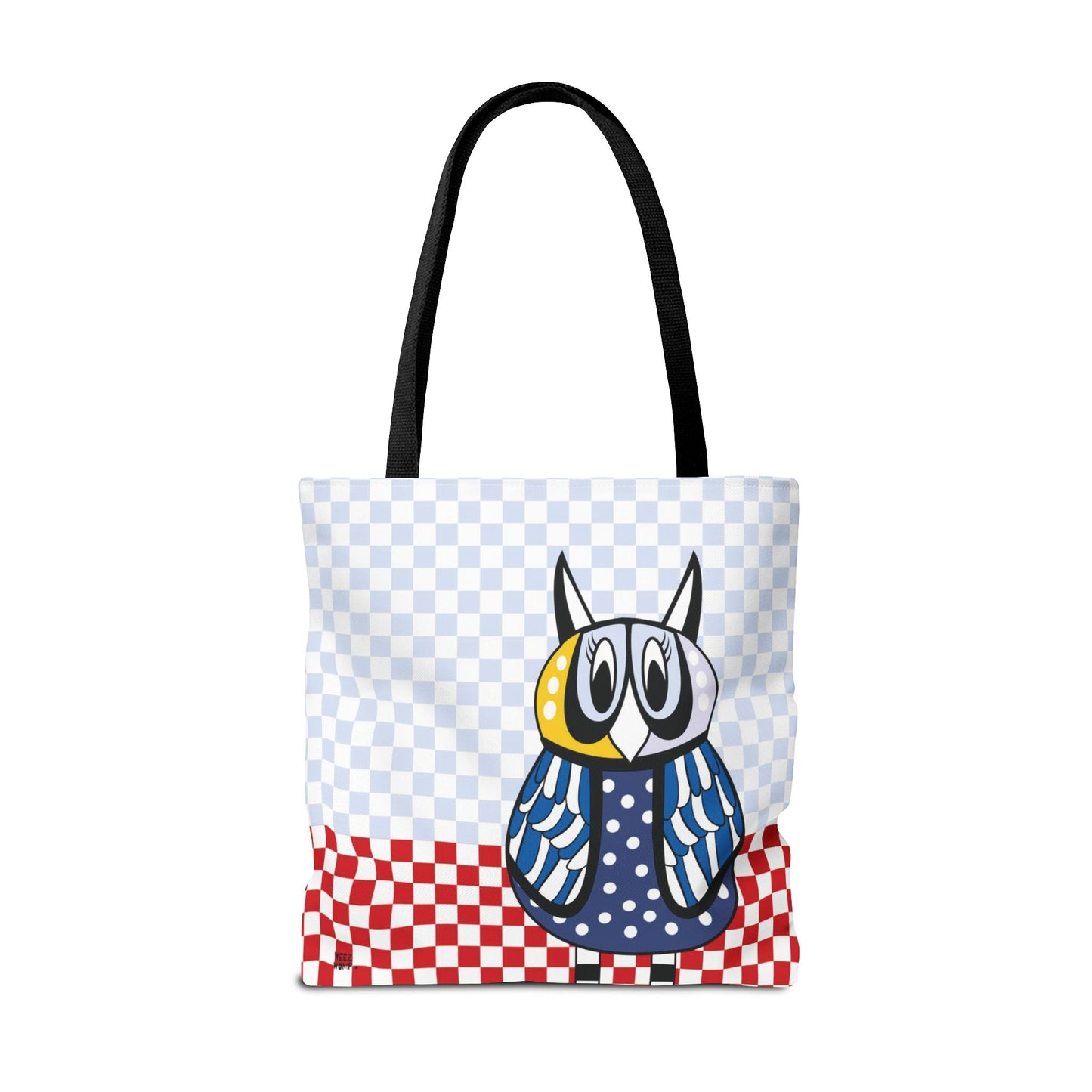 Owl in Blue - Fashion Tote & Beach Bag