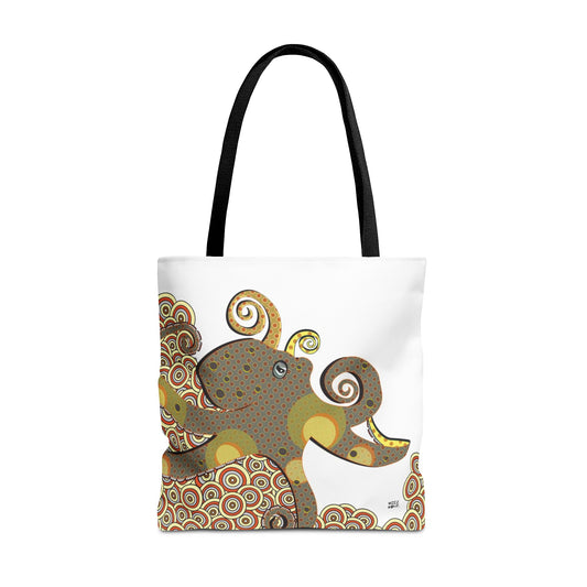 Octopus in Reef Tan - Fashion Tote & Beach Bag