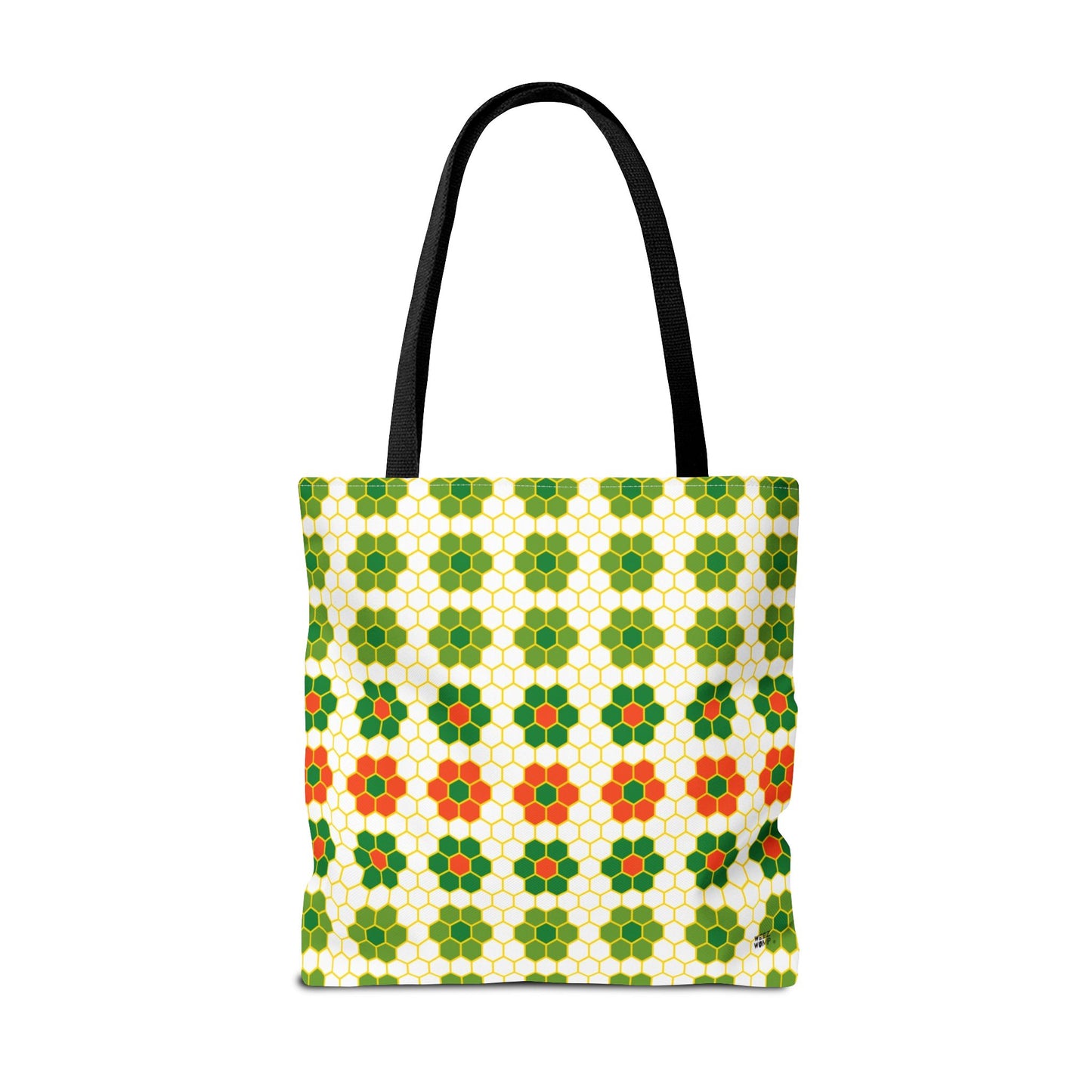 Green Honeycomb - Fashion Tote & Beach Bag