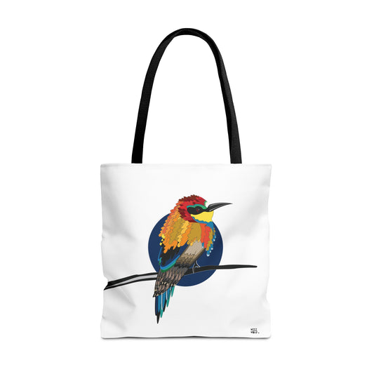 Little Bird in White - Fashion Tote & Beach Bag