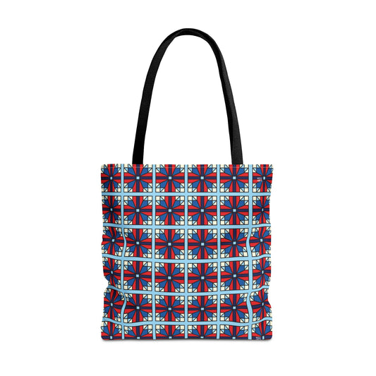 Stars Over Tennessee in Red - Fashion Tote & Beach Bag