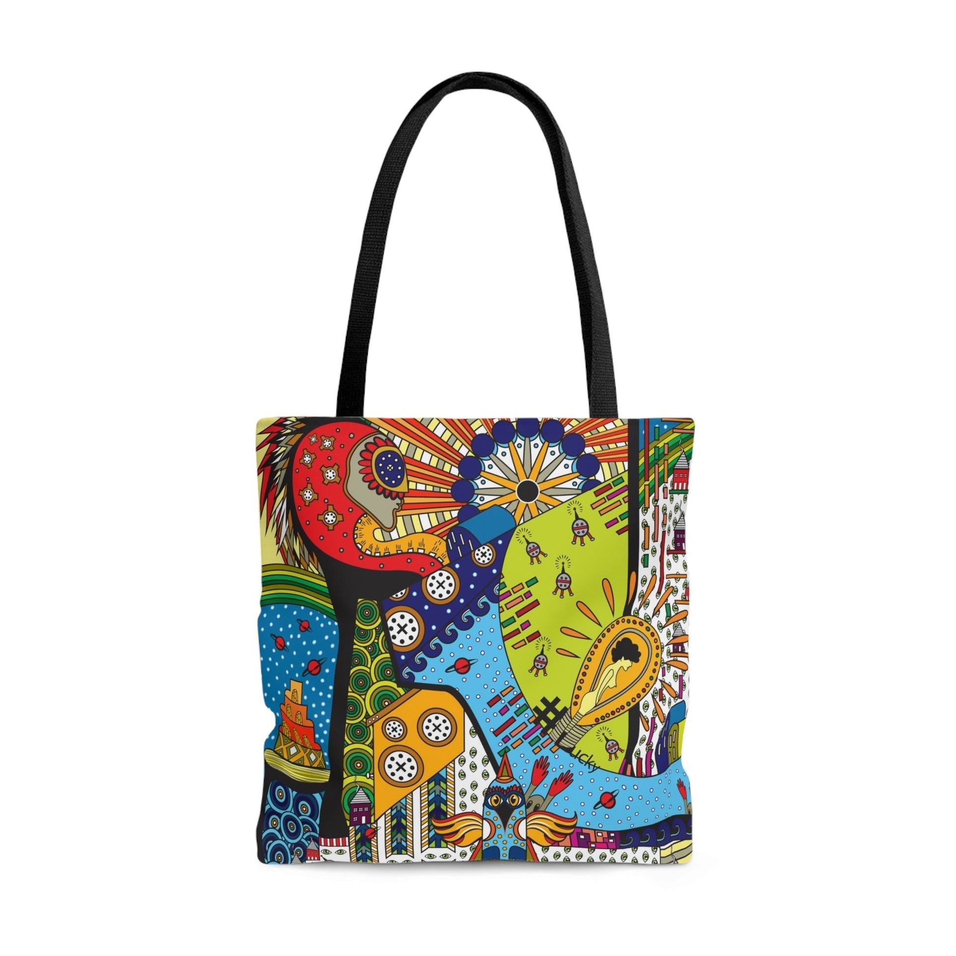 Alien Invasion - Fashion Tote & Beach Bag - WeezWomp