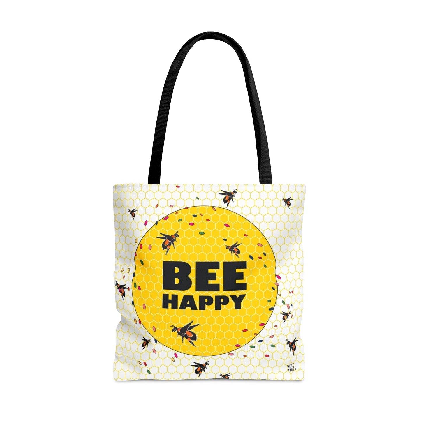 Bee Happy Busy Bee's - Fashion Tote & Beach Bag - WeezWomp