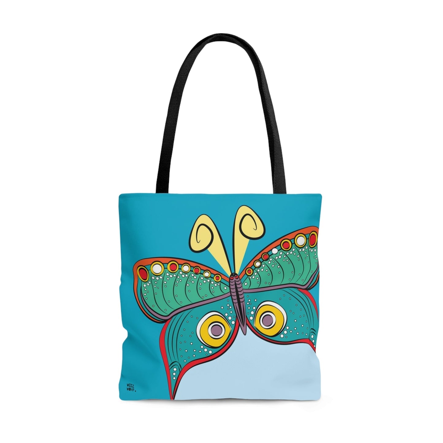 Butterfly in Blue - Fashion Tote & Beach Bag - WeezWomp