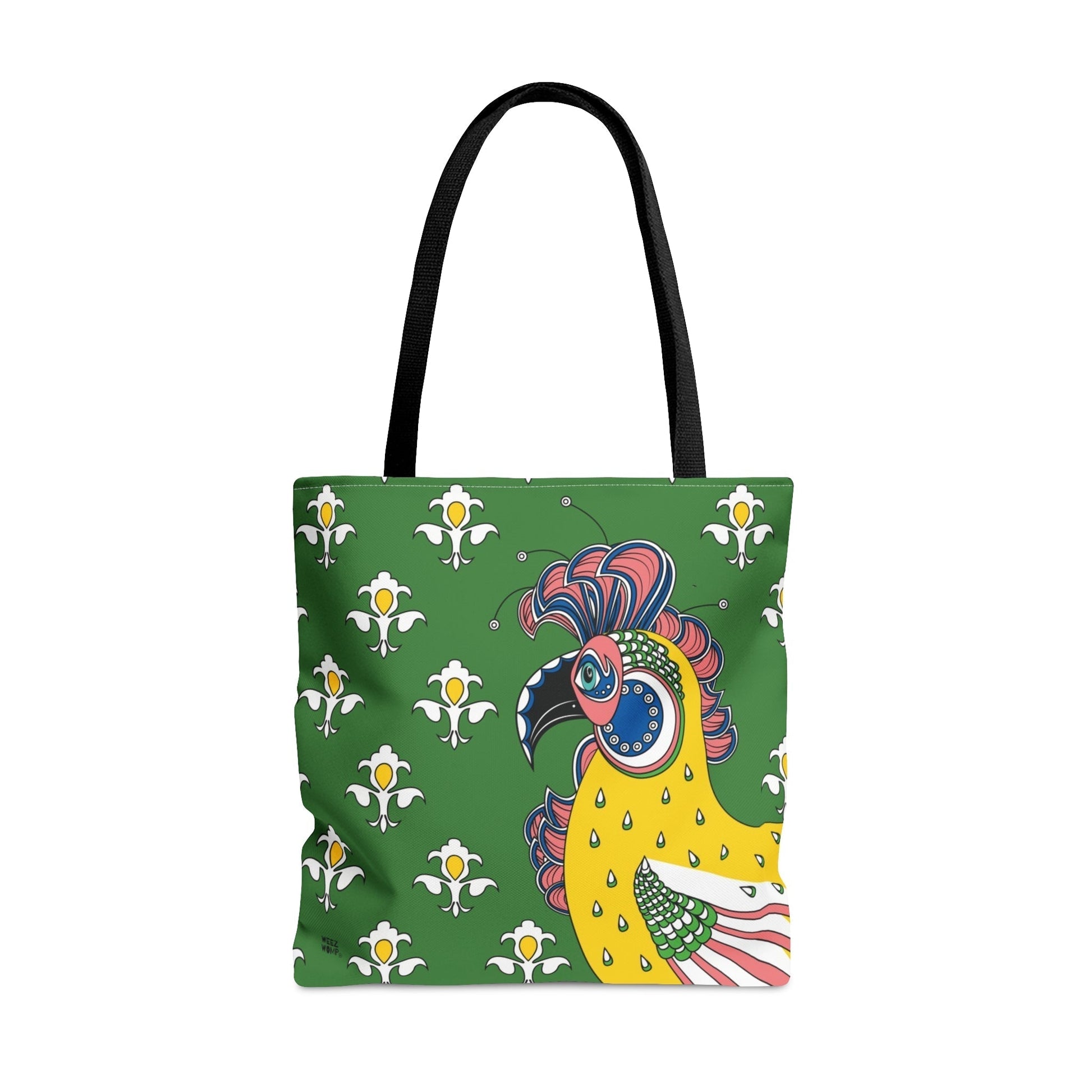 Copy of Fluer de Lis Rooster in Green - Fashion Tote & Beach Bag - WeezWomp