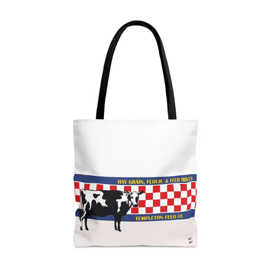 Dairy Queen in White - Fashion Tote & Beach Bag - WeezWomp